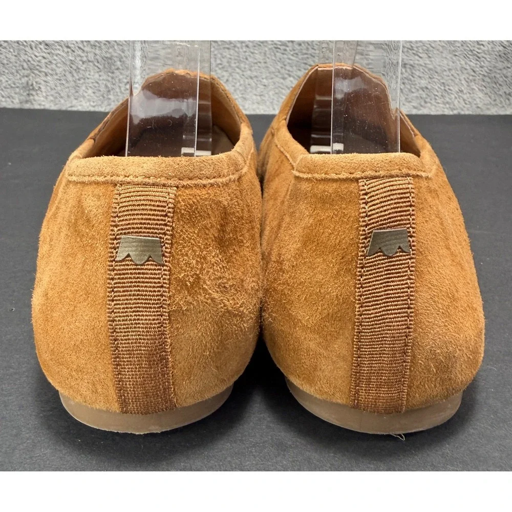 Birdies Starling Loafers Womens 7 Saffron Yellow Suede Smoking Slipper Flats‎